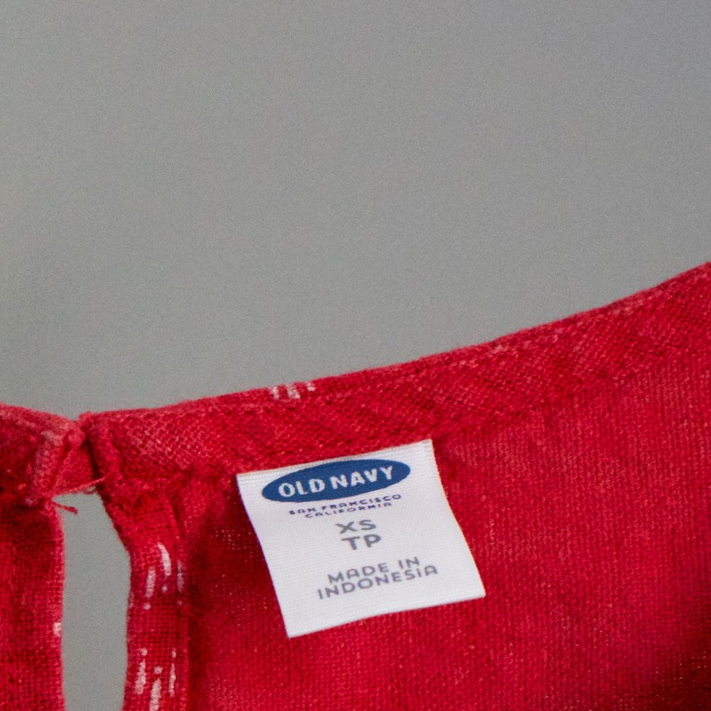 Red Old Navy Shift Dress
